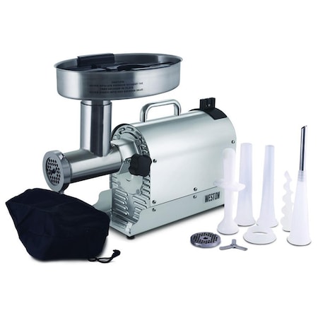 Weston Pragotrade WestonPragotrade Pro Series No.12 Electric Meat Grinder 10-1201-W